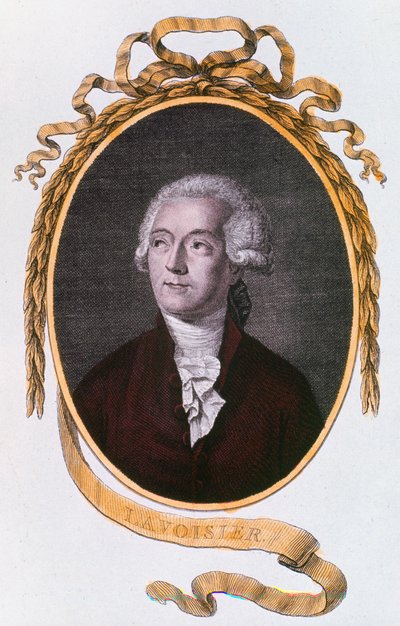 Antoine Laurent Lavoisier, químico francés del siglo XVIII, 1801 de Unbekannt