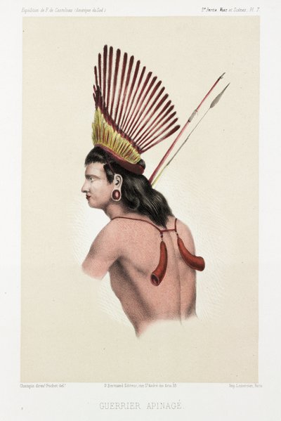 Guerrero Apinage, Brasil, c. 1843-1847 de Unbekannt