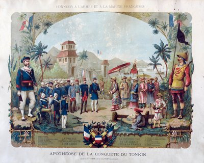 Apoteosis de la conquista de Tonkín, ca 1885 de Unbekannt