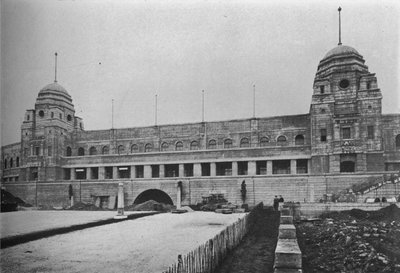 Aproximación al Estadio de Wembley, Exposición del Imperio Británico, Londres, 1924 de Unbekannt