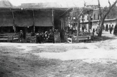 Cafetería árabe, Bagdad, Mesopotamia, Primera Guerra Mundial, 1918 de Unbekannt