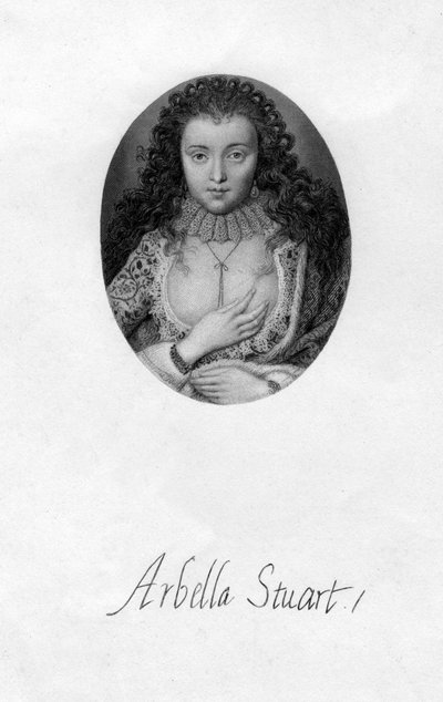 Arabella Stuart 1575-1615, noble del Renacimiento inglés, siglo XVII de Unbekannt