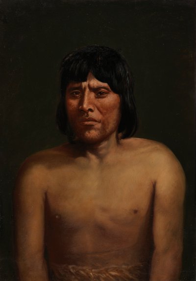 Hombre araucano, ca. 1890-1892 de Unbekannt