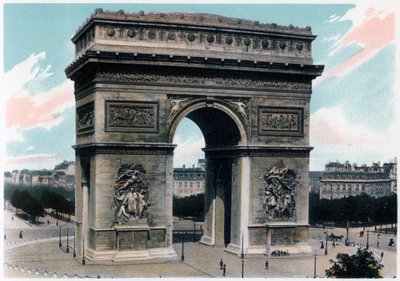 Arco de Triunfo, París, c1900 de Unbekannt