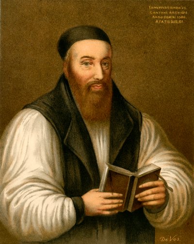 Arzobispo Grindal, c1580, siglo XIX de Unbekannt