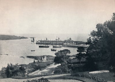 Vista general del puerto de Ardglass, 1895 de Unbekannt