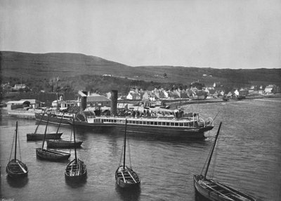 Ardrishaig - El vapor Columba en el muelle de Ardrishaig, 1895 de Unbekannt