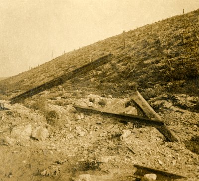 Área alrededor del fuerte en Douaumont, norte de Francia de Unbekannt