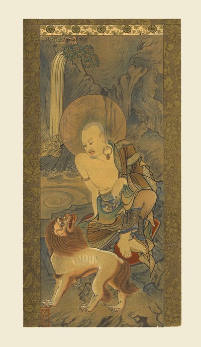 Arhat, japonés, período Kamakura tardío, siglo XIV, 1886 de Unbekannt