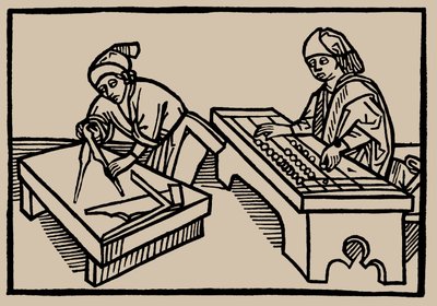 Aritmética y Geometría. De Speculum Vitae Humanae por Rodericus Zamorensis, 1479 de Unbekannt