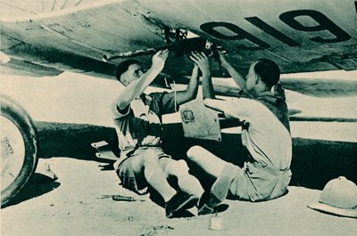Sección de armamento en trabajo, 1940 de Unbekannt