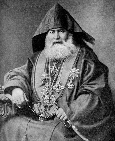 Patriarca armenio, líder de la iglesia cristiana nacional más antigua, 1922 de Unbekannt