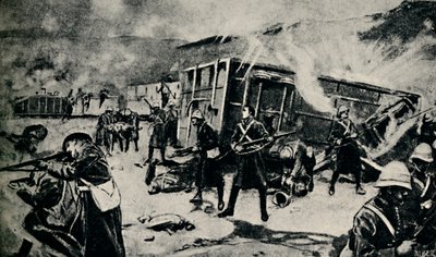 Tren blindado emboscado en Estcourt, noviembre de 1899, 1945 de Unbekannt