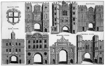 Armas y puertas de la Ciudad de Londres de Unbekannt