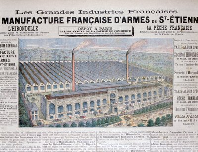 Industria de fabricación de armas, St Etienne, 1896 de Unbekannt