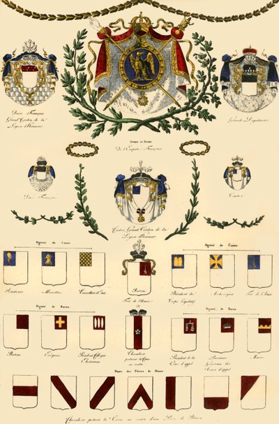 Armas del Imperio Francés y de la nobleza imperial, 1806, 1921 de Unbekannt