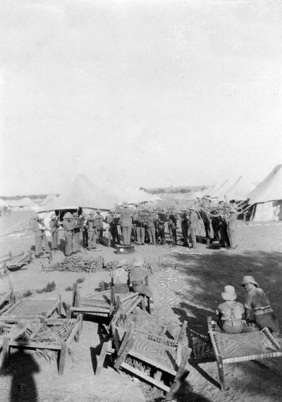 Práctica de la banda del ejército, Howshera, 1917 de Unbekannt