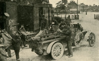 Oficina de correos del ejército, Primera Guerra Mundial, c. 1915-1920 de Unbekannt