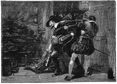 Arresto de Guy Fawkes en las bodegas del Parlamento, 1605 siglo XIX de Unbekannt