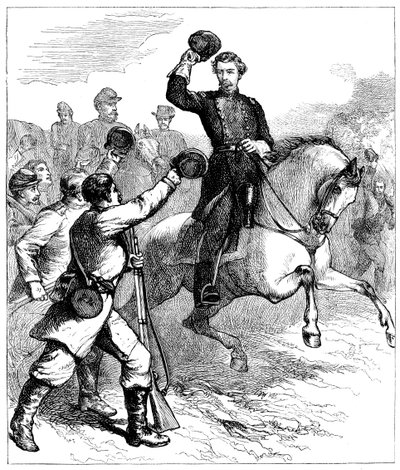Llegada del General McClellan a Williamsburg, Virginia, 1862 c1880 de Unbekannt