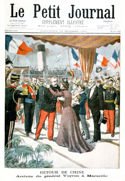 Llegada del General Voyron a Marsella a su regreso de China, 1901 de Unbekannt