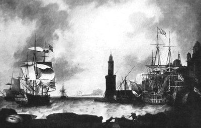Llegada del HMS Vanguard de Unbekannt