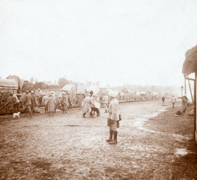 Llegando a Revigny, norte de Francia, c1914-c1918 de Unbekannt