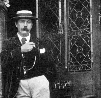 Arthur Conan Doyle, escritor escocés, c1900 de Unbekannt