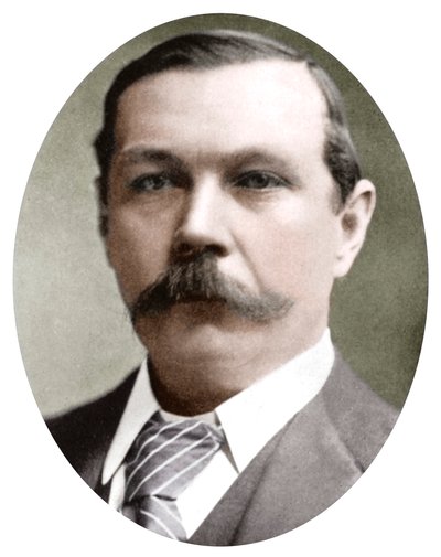 Arthur Conan Doyle, escritor escocés, c1900 de Unbekannt