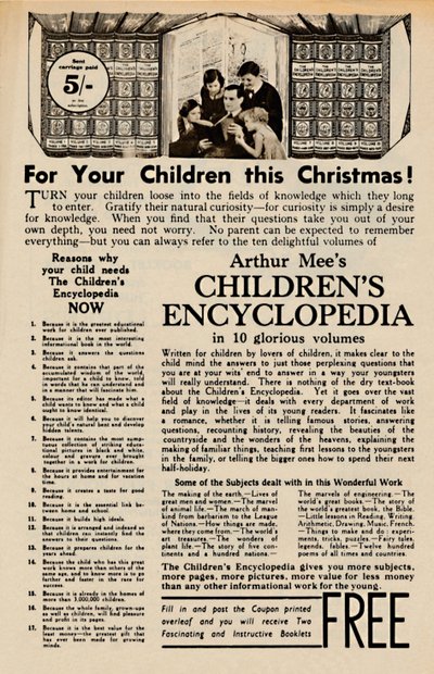 Enciclopedia infantil de Arthur Mee, 1935 de Unbekannt
