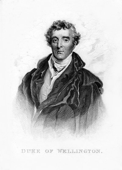 Arthur Wellesley, 1er Duque de Wellington, soldado y estadista británico, siglo XIX de Unbekannt