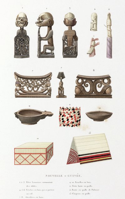 Artefactos de Nueva Guinea de Unbekannt