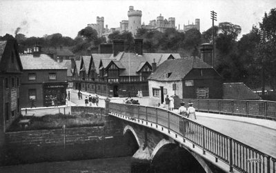 Castillo y puente de Arundel, Arundel, West Sussex, c1900s-c1920s de Unbekannt