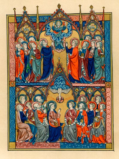 Ascensión y Pentecostés, 1290-1300 de Unbekannt