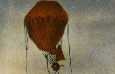 Ascenso del globo de investigación de altitud de Piccard de Unbekannt