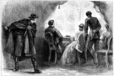 Asesinato del Presidente Lincoln, Washington DC, 1865 de Unbekannt