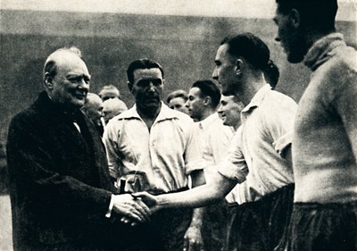 Fútbol de asociación en Wembley - Inglaterra vs. Escocia, 4 de octubre de 1941, 1945 de Unbekannt
