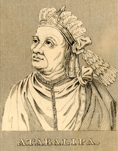 Atabalipa, c1502-1533, 1830 de Unbekannt