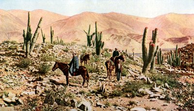 Desierto de Atacama, norte de Chile, Sudamérica, c1923 de Unbekannt