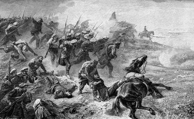 Ataque de carlistas vascos durante la revuelta de 1872-1876, 1902 de Unbekannt