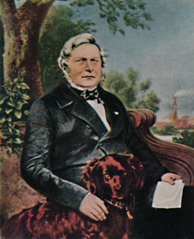 August Borsig 1804-1854. - Pintura de Krüger, 1934 de Unbekannt