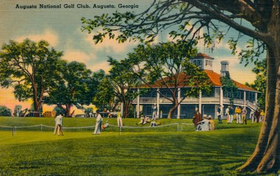 Casa club del Augusta National Golf, 1943 de Unbekannt