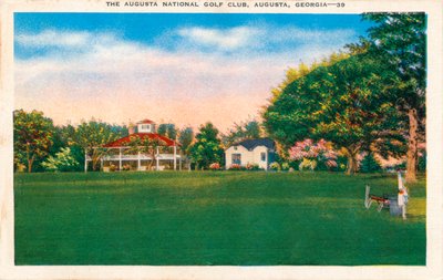 Casa Club del Augusta National Golf, c1935 de Unbekannt
