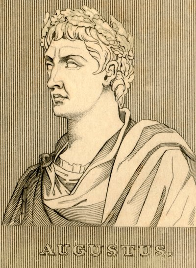 Augusto, 63 a.C.-14 d.C., 1830 de Unbekannt