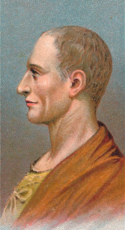 Augusto César - Cayo Julio César Octaviano 63 a.C.-14 d.C., primer emperador romano, 1924 de Unbekannt