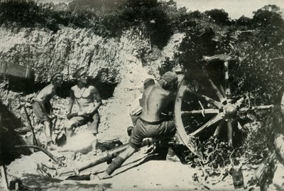 Artilleros Australianos en la Península de Gallipoli, 1919 de Unbekannt