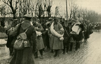 Prisioneros austriacos, Przemysl, marzo de 1915 de Unbekannt