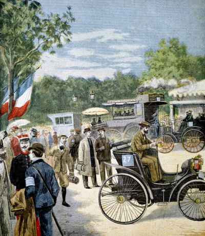 Prueba de fiabilidad de automóviles entre París y Rouen, patrocinada por Le Petit Journal, 1894 de Unbekannt