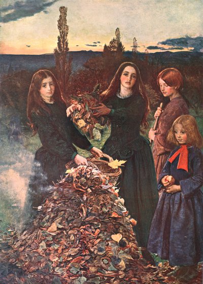 Hojas de otoño, 1856, c. 1902 de Unbekannt