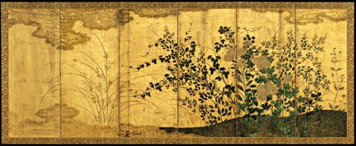 Paisaje otoñal con gansos salvajes, c. 1650 de Unbekannt
